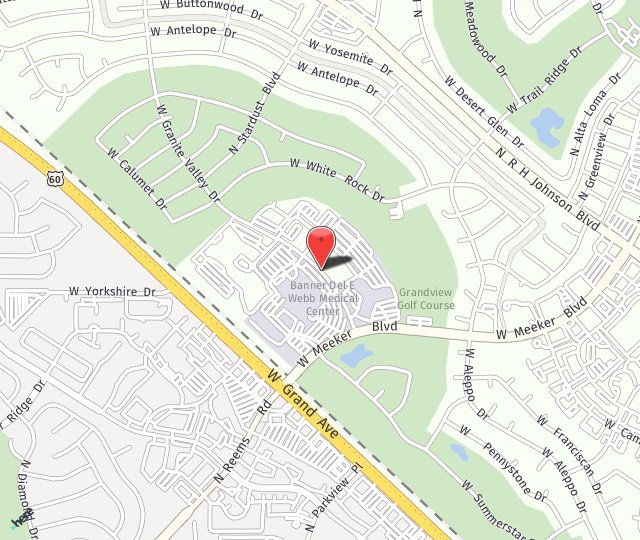 Location Map: 14300 W Granite Valley Drive Sun City West, AZ 85375